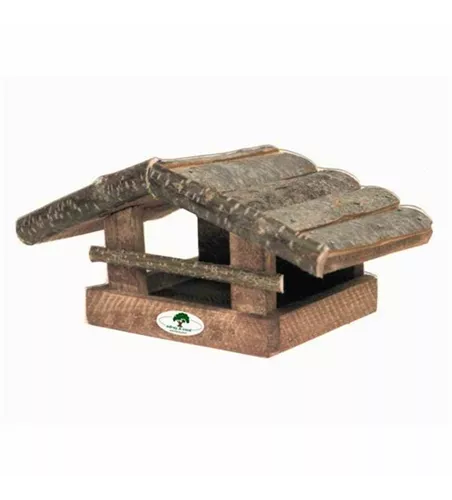 Holz-Vogelfutterhaus "Almhütte" 40x20x18cm