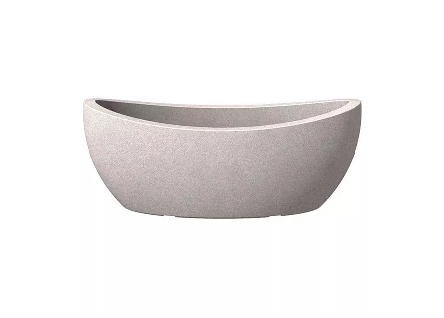 Scheurich Jardiniere Wave Globe 58 cm x 24 cm Taupe-Granit