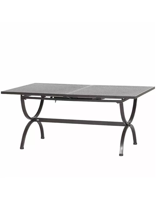 MBM Gartentisch Romeo 165/215x100x73 cm marone Eisen
