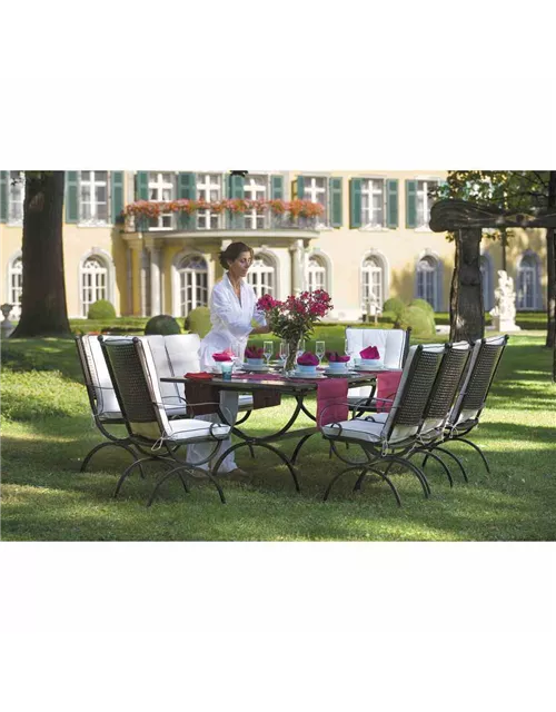 MBM Gartenbank Romeo 3-Sitzer 62 cm x 170 cm x 100 cm marrone Eisen