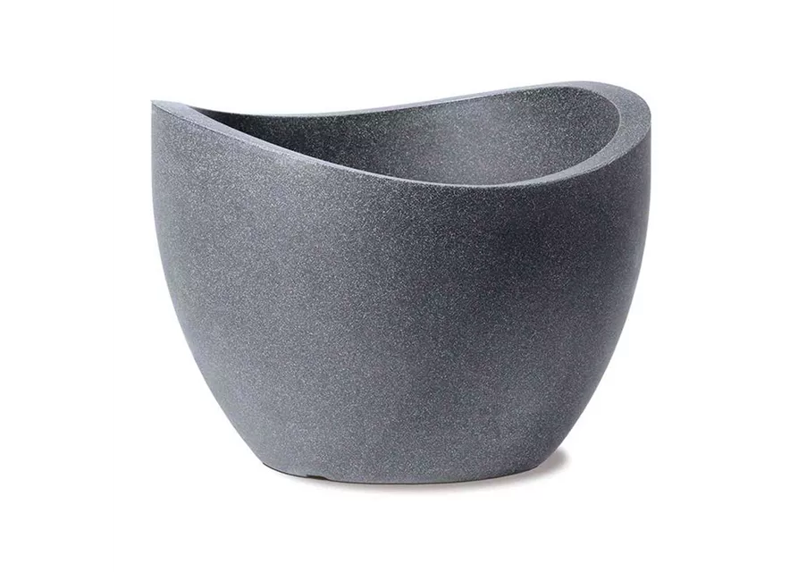 Scheurich Pflanzgefäß Wave Globe Ø 60 cm Schwarz-Granit