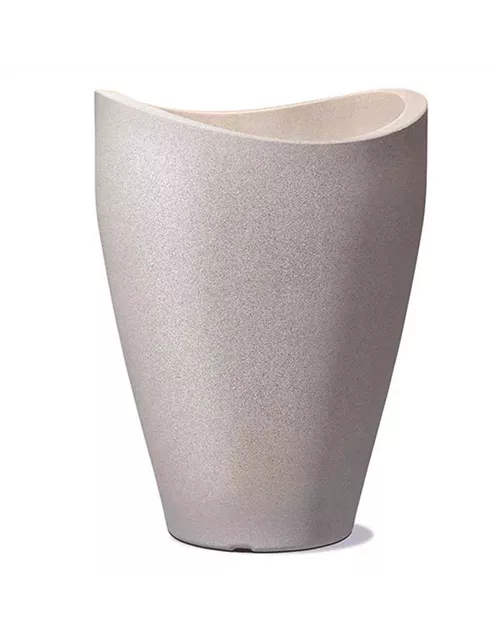 Scheurich Pflanzgefäß Wave Globe High Ø 30 cm x 40 cm Taupe-Granit