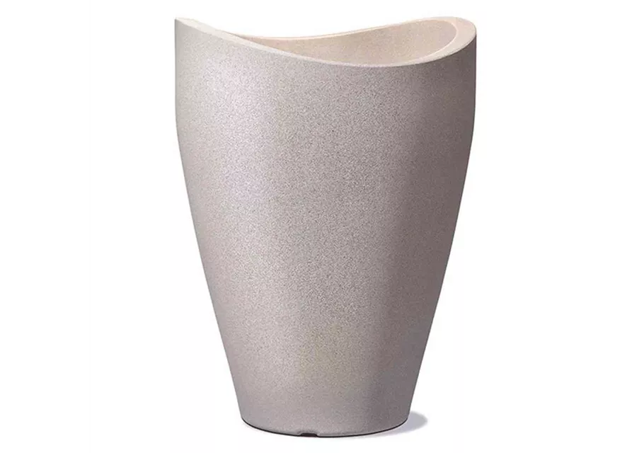 Scheurich Pflanzgefäß Wave Globe High Ø 30 cm x 40 cm Taupe-Granit