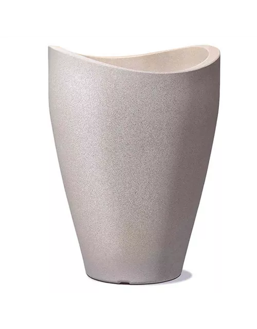 Scheurich Pflanzgefäß Wave Globe High Ø 40 cm x 54 cm Taupe-Granit