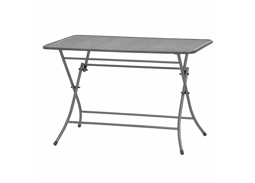 MWH Café Latte Tisch 110x70x72 cm eisengrau