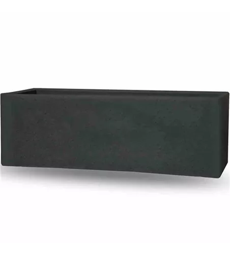 PP-Plastic Cube box 790x290x275mm schwarz-granit betonlook
