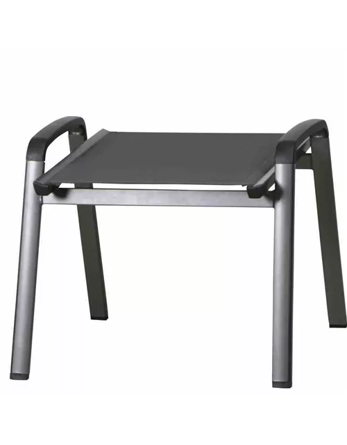 MWH Gartenhocker Elements Textilgewebe 54 cm x 58 cm x 49 cm anthrazit