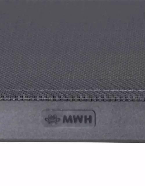 MWH Gartenhocker Elements Textilgewebe 54 cm x 58 cm x 49 cm anthrazit