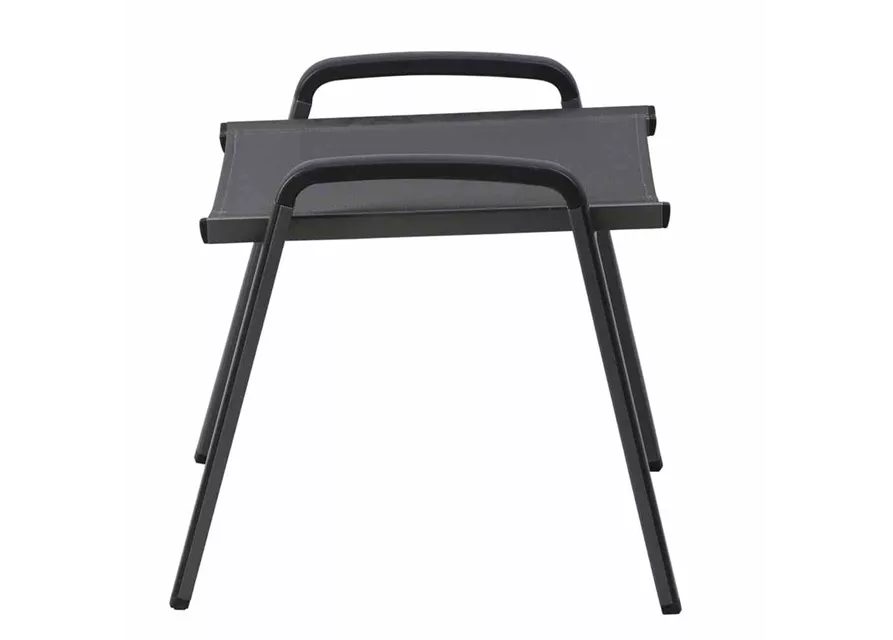 MWH Gartenhocker Elements Textilgewebe 54 cm x 58 cm x 49 cm anthrazit