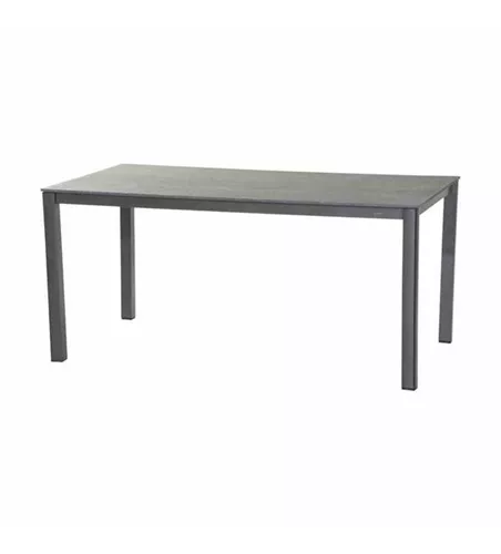 MWH Gartentisch Elements Fiberzement 160x90x74 cm anthrazit-grau