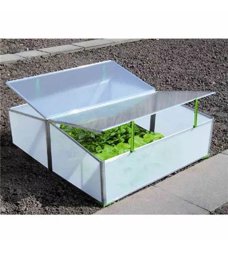 Frühbeet 2-Fach 98,5 x 116 x 38,5 cm