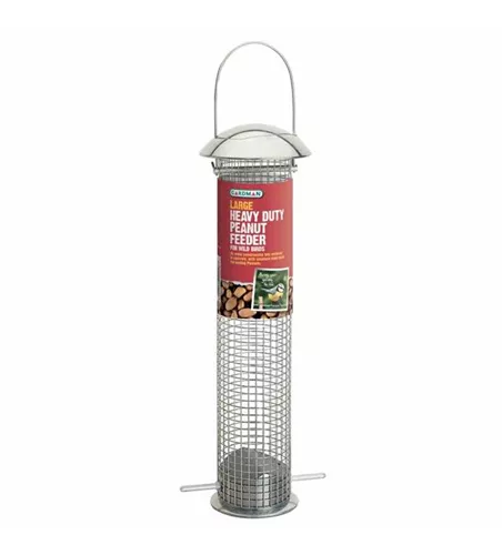 Gardman Vogelfuttersäule für Erdnüsse 33 cm Metall