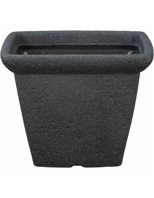 PP-Plastic Gefäß Gardo 34 34x34x27cm schwarz Granit 