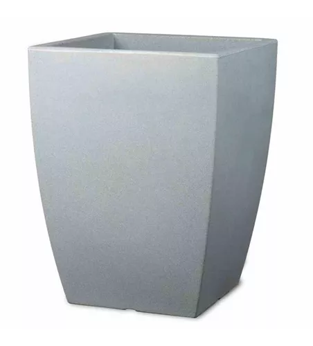 PP-Plastic Gefäß Bologna 30 stein, 30x30x40cm grau