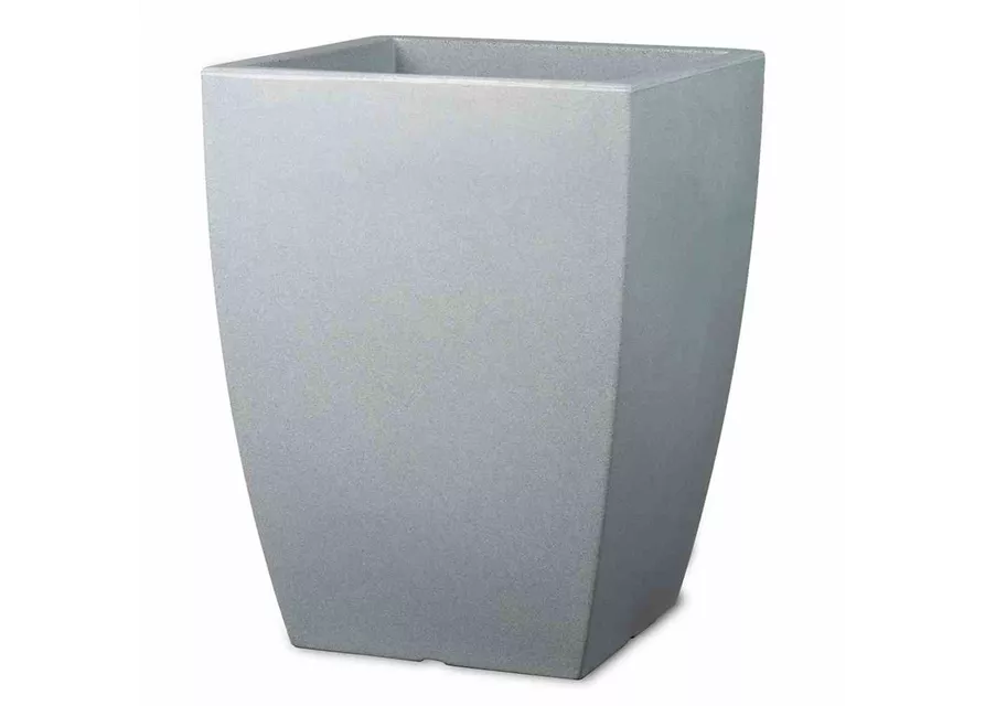 PP-Plastic Gefäß Bologna 30 stein, 30x30x40cm grau PP-Plastic Gefäß Bologna 30 stein, 30x30x40cm grau