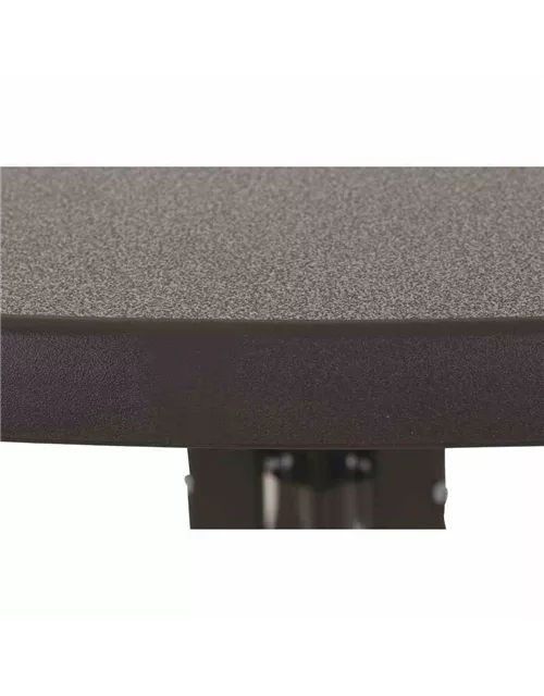 MFG Gartentisch mit Boulevardgestell 132 cm x 90 cm x 70 cm Grau 