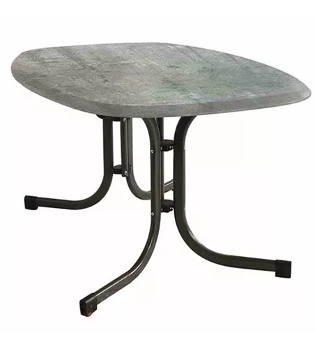 MFG Boulevardklapptisch oval 146x94 anthrazit