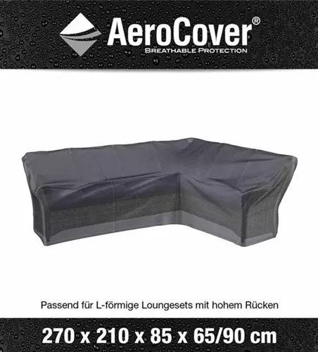 Aerocover Schutzhülle für Eck- Loungeset 270x210 L-Form rechts