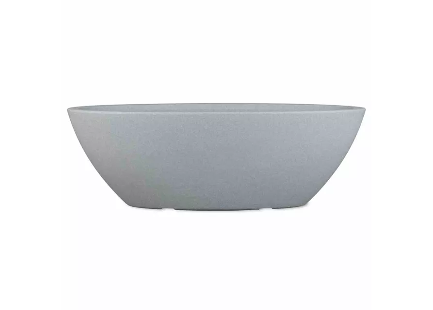PP-Plastic Padua Jardiniere 60cm steingrau