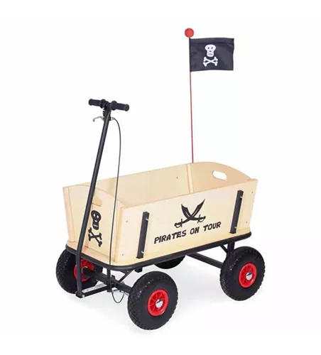 Pinolino Bollerwagen Pirat Jack 73 cm x 30 cm x23 cm