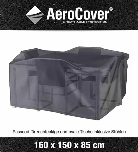 Aerocover Schutzhülle für Gartenmöbelset 160x150x85 cm