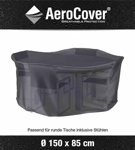 Aerocover Schutzhülle für Gartenmöbelset Ø150 x H85 cm