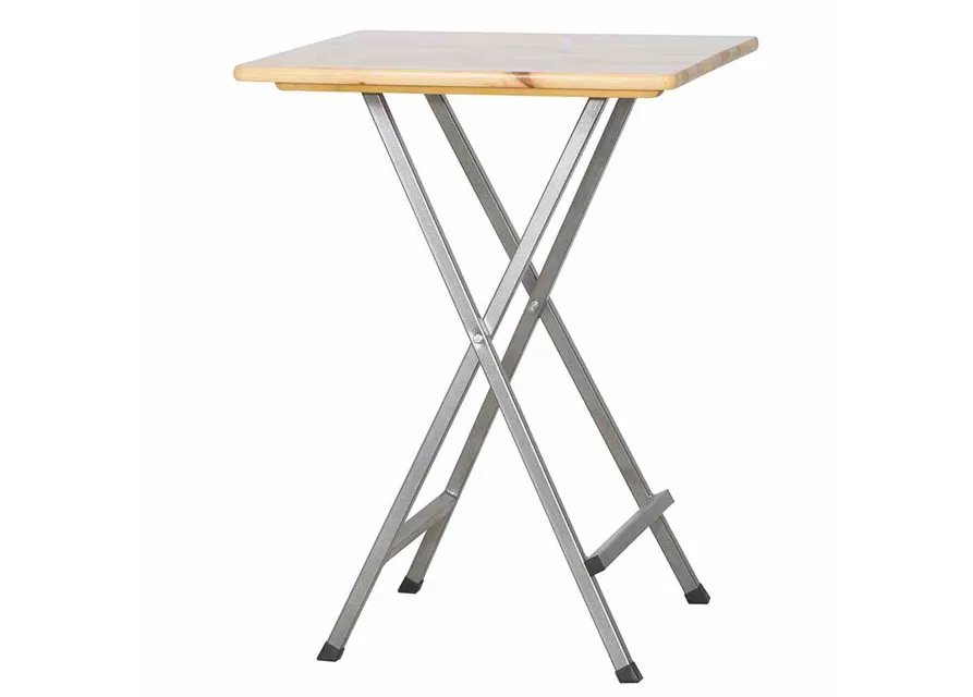 Stehtisch Kiefer 80x80x118 cm natur