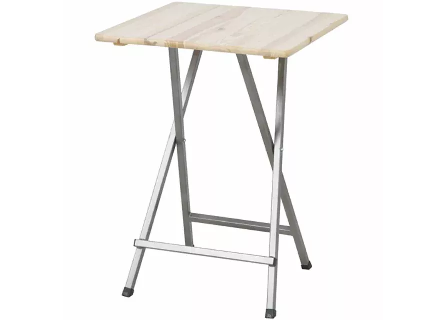 Stehtisch Kiefer 80x80x118 cm natur