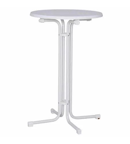 MFG Bistro Stehtisch klappbar 70cm weiß 