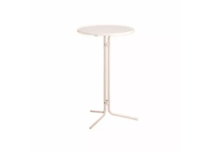 MFG Stehtisch Ø 70 H 110 cm weiß