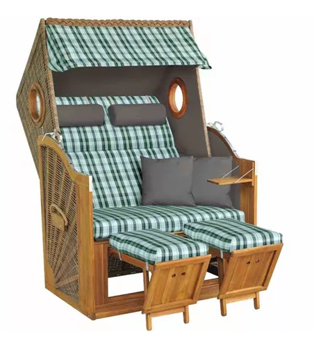 Trendy by Devries Strandkorb walnut