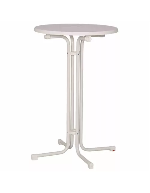 MFG Stehtisch Ø 85 H 110 cm weiß