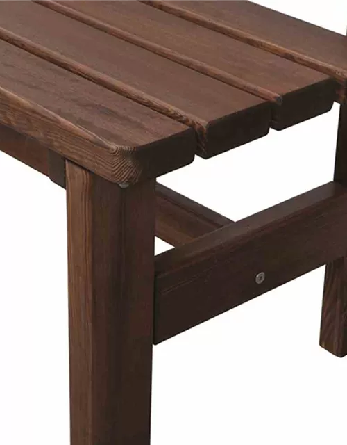 Bank Tessin 150 cm, braun Massivholz 