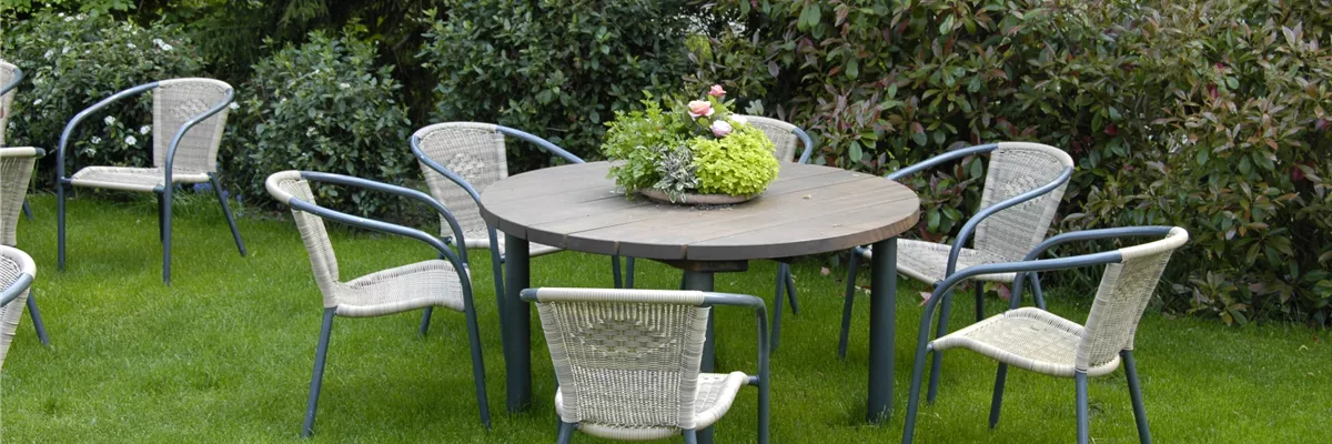 Sitzgruppe im Garten