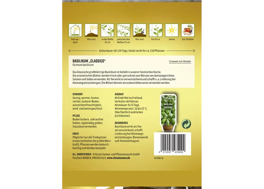 Basilikumsamen 'Genoveser'