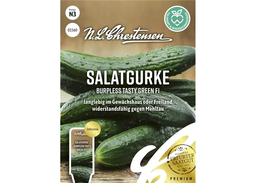 Gurkensamen 'Burpless Tasty Green F1'