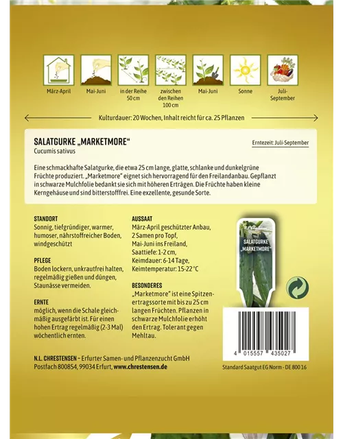 Gurkensamen 'Marketmore'