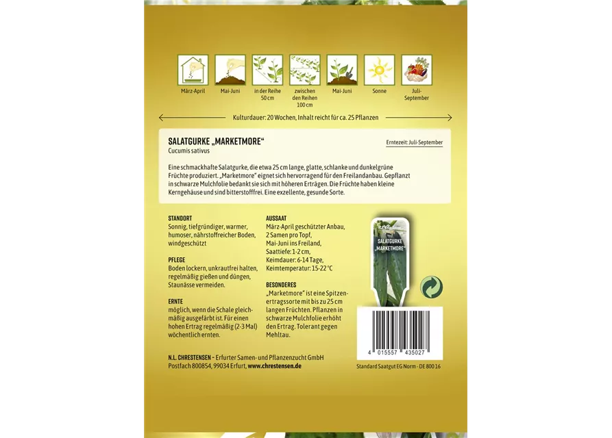 Gurkensamen 'Marketmore'