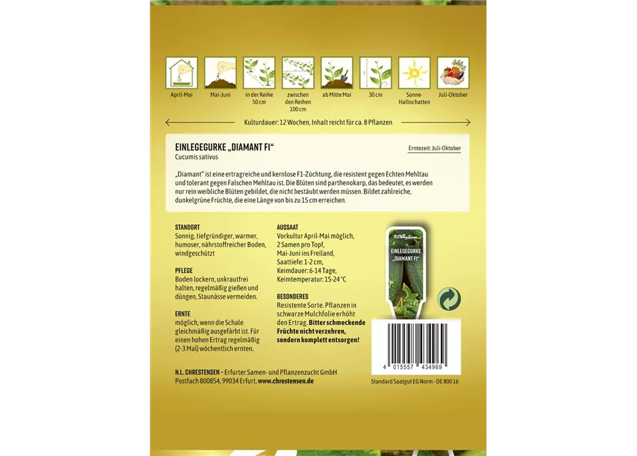Gurkensamen 'Diamant F1'