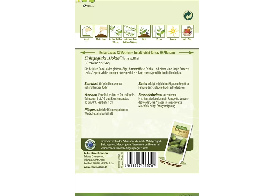 Gurkensamen 'Hokus'