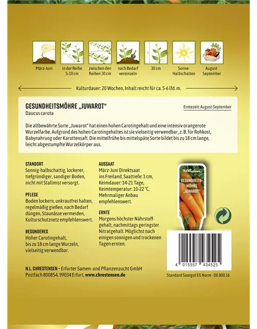 Möhresamen 'Juwarot'