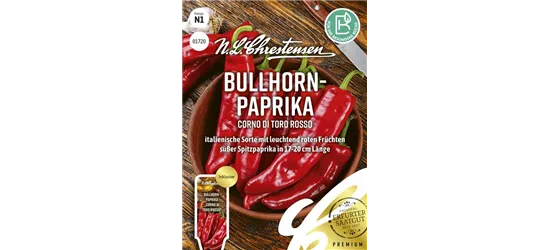 Paprikasamen 'Corno Di Toro Rosso'