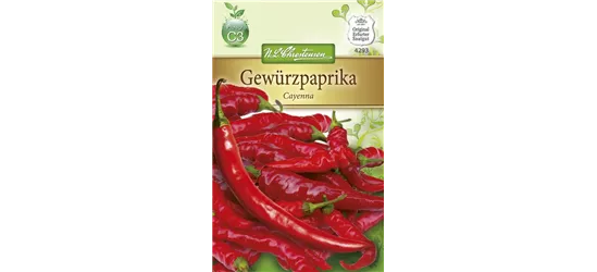 Paprikasamen 'Gewürzpfeffer Cayenna'