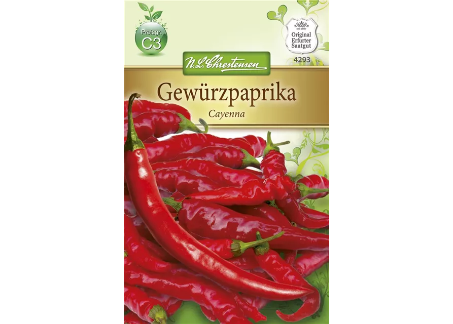 Paprikasamen 'Gewürzpfeffer Cayenna'