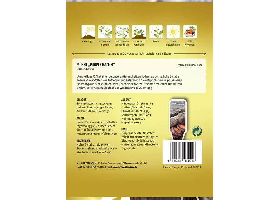 Möhresamen 'Purple Haze F1'