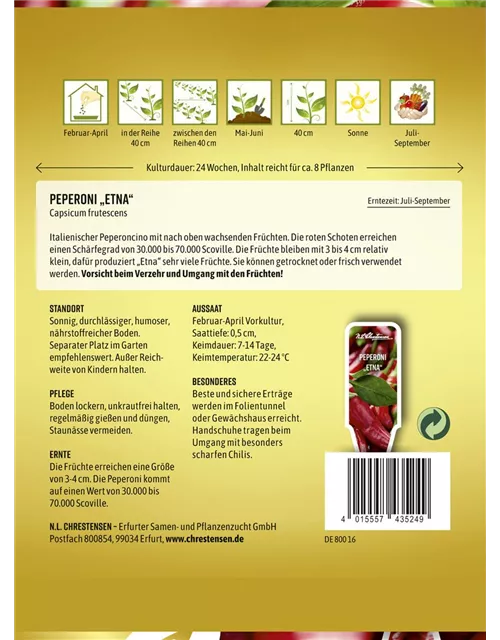 Peperonisamen 'Etna'