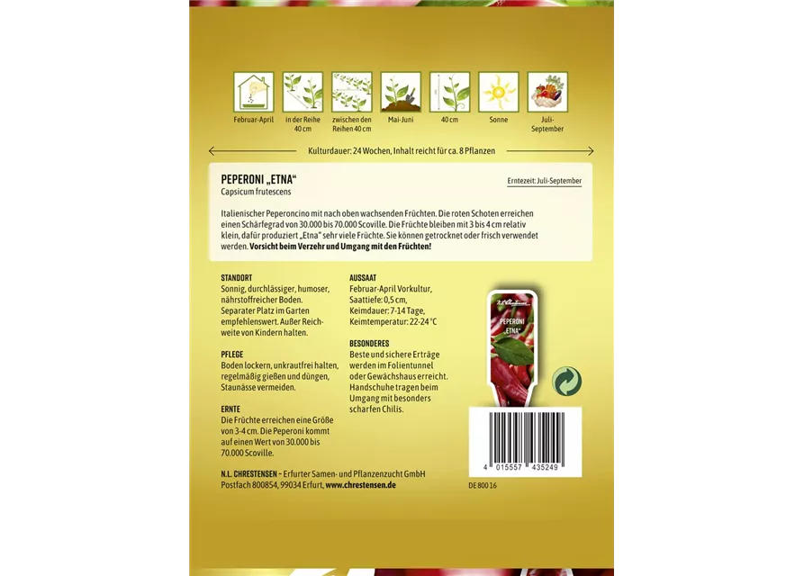 Peperonisamen 'Etna'