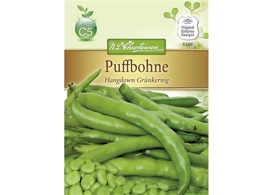 Puffbohnensamen 'Hangdown Grünkernig'