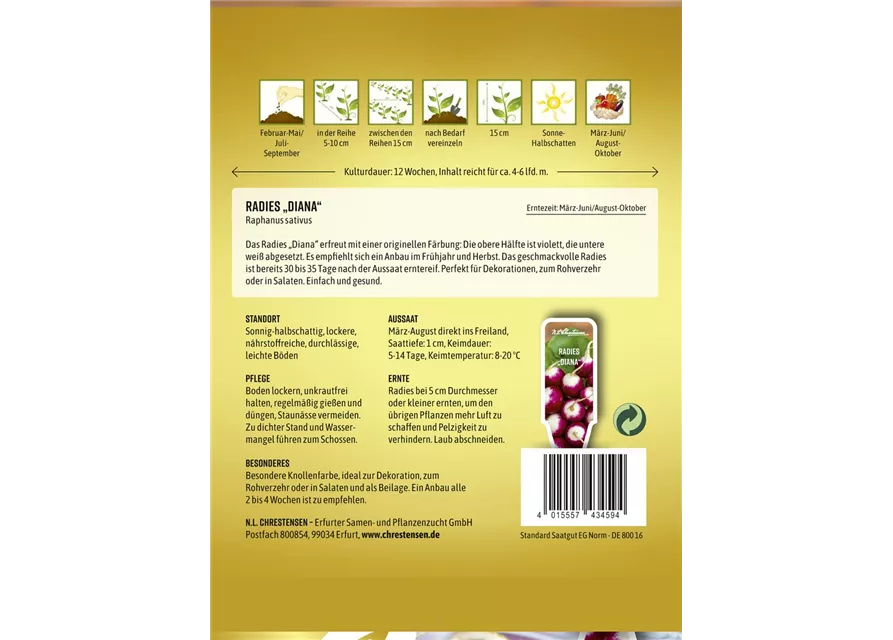 Radieschensamen 'Diana'