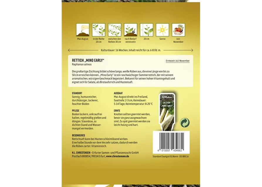 Rettichsamen 'Mino Early Hybride'